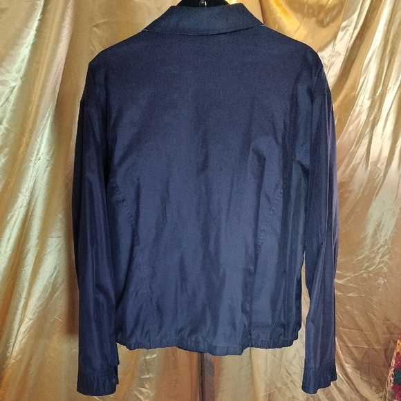 Claiborne Navy Blue Lightweight Windbreaker - Picture 4 of 4